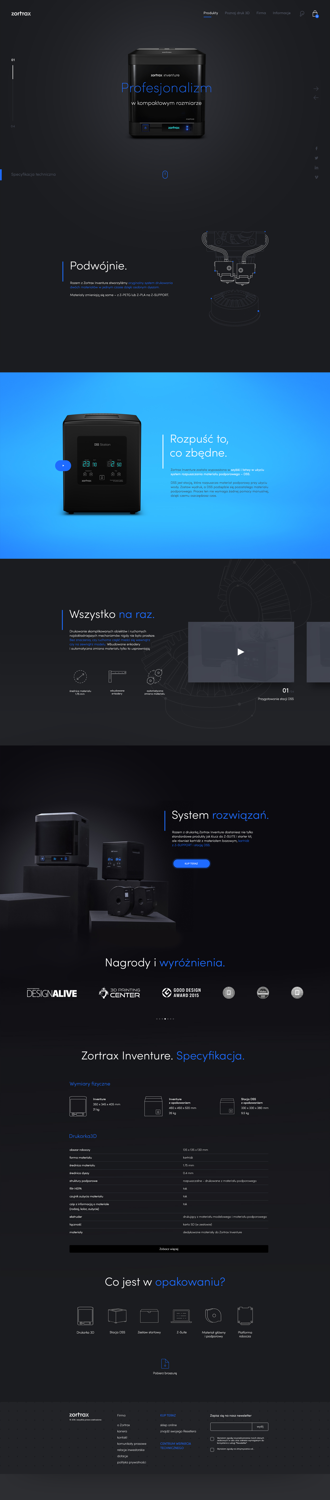 Inventure landing page